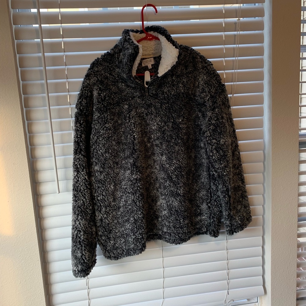 Sherpa 3/4 zip pullover